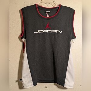 Jordan Black and White Sleeveless Top Dize Large Pre-owned